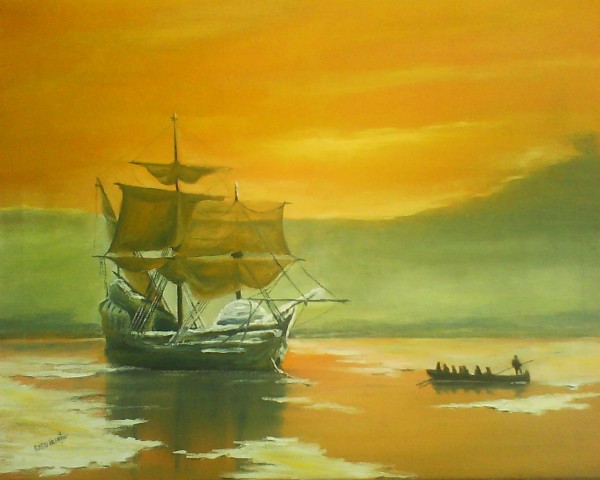 Picturi maritime navale Clasor si timbre 2