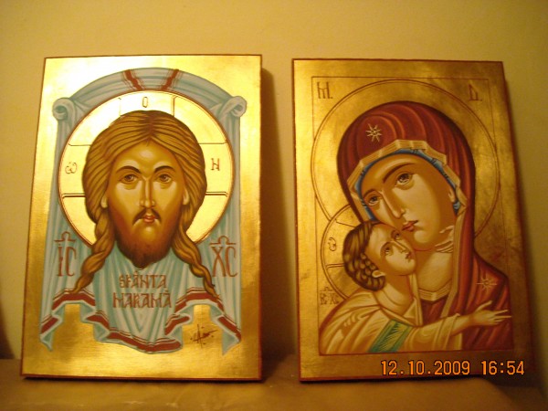Picturi religioase Maica domnului si sfinta mahrama