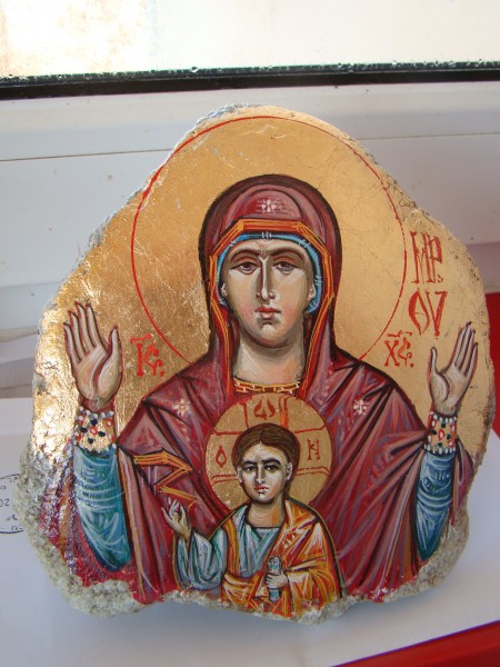 Picturi religioase Icoana maica domnului cu pruncul