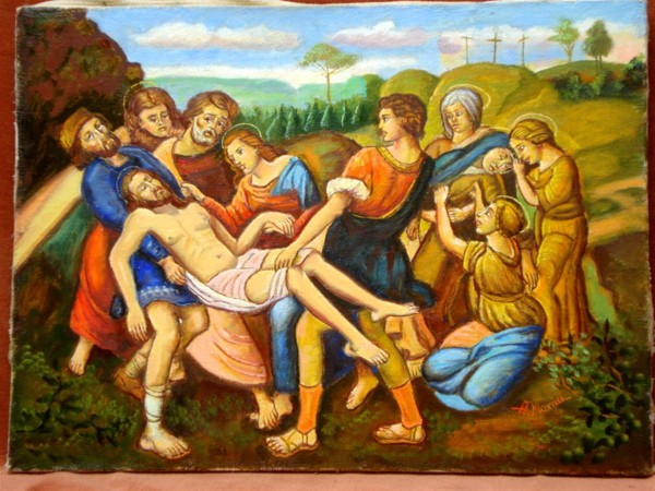 Picturi religioase Punerea in mormant