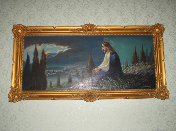 Picturi religioase Issus pe dealul maslinului