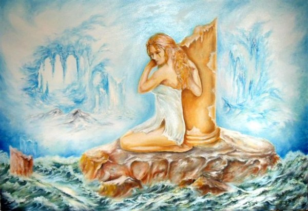 Picturi surrealism Nimfa