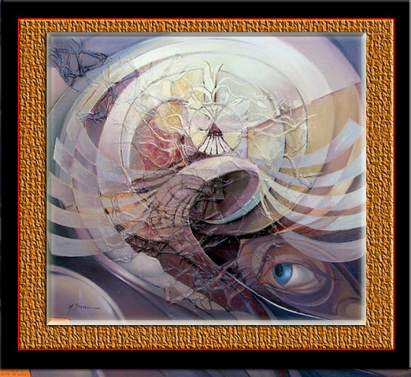 Picturi surrealism In mijlocul tornadei--196