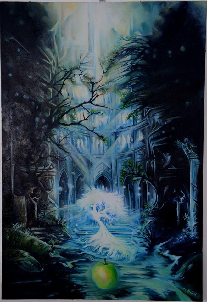 Picturi surrealism Marul din Eden