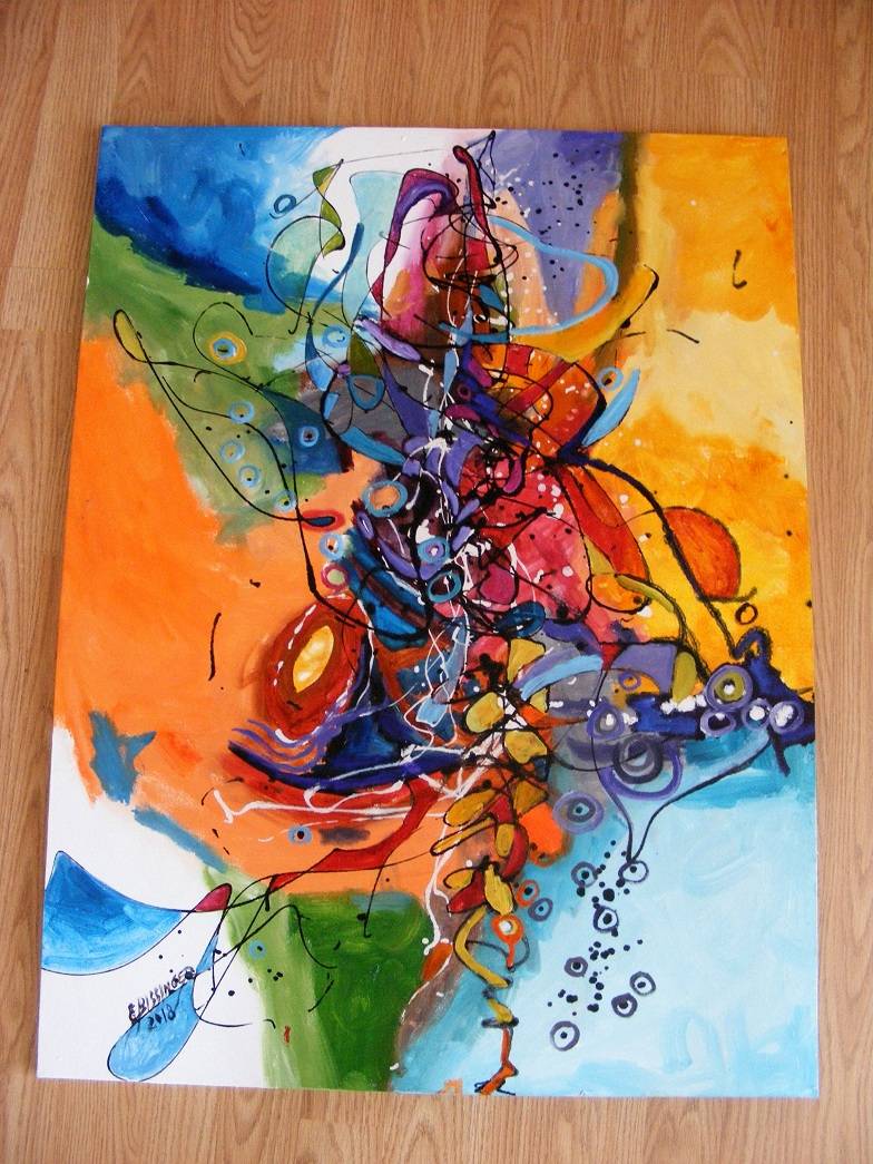 ulei/panza dimensiune 80cmx60cm tehnica 