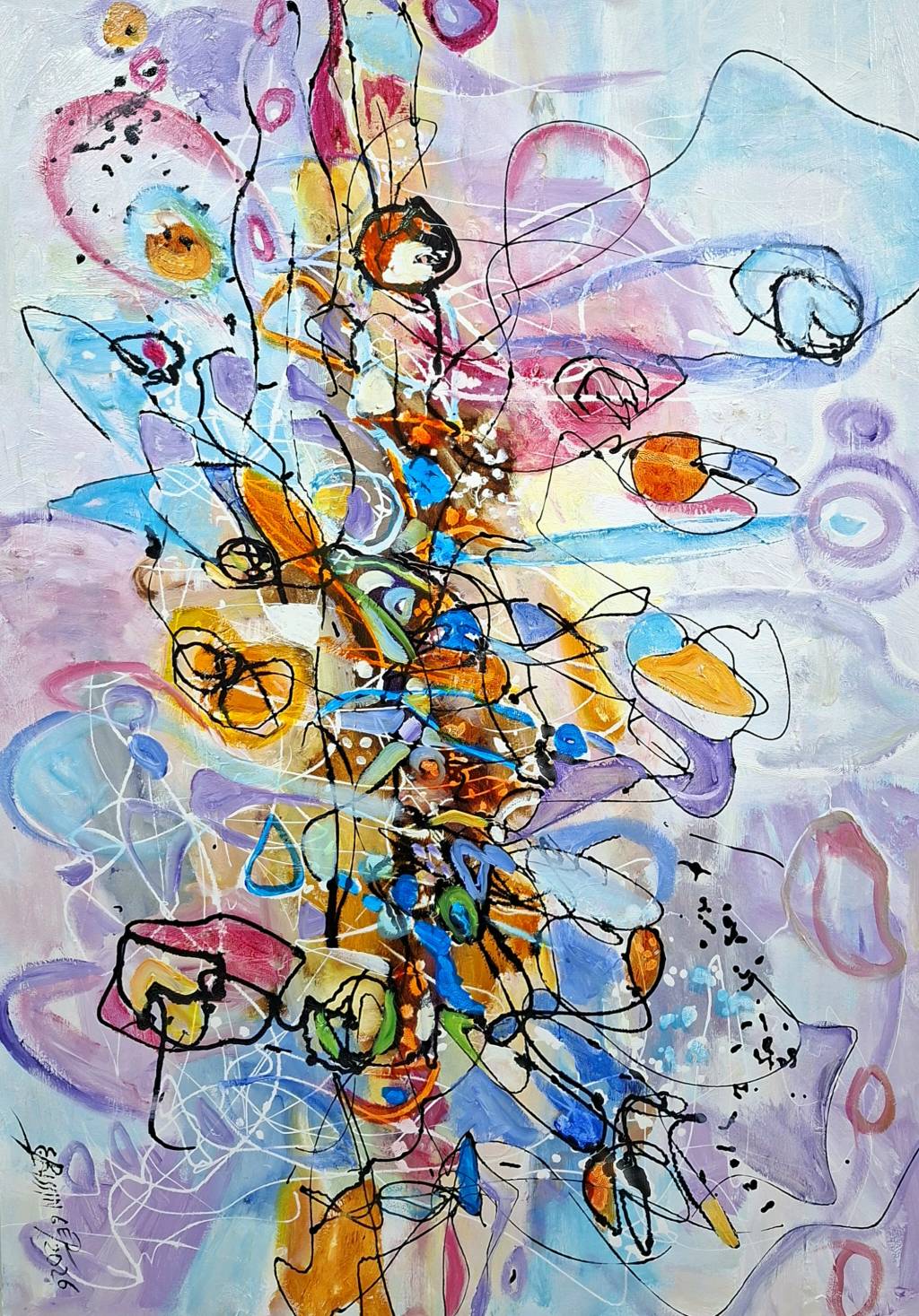 Ulei pe panza, dimensiuni 50cmx70cm, sem