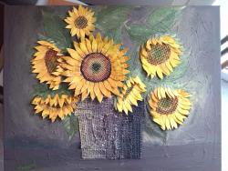 alte Picturi Floarea soarelui 3d relief