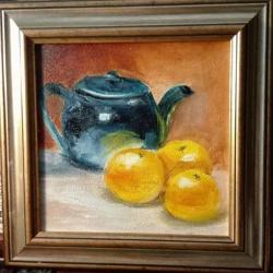 alte Picturi 3 portocale si ceainic