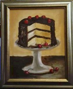 alte Picturi Tort de ciocolata cu cirese