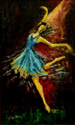 alte Picturi Balerina dansand