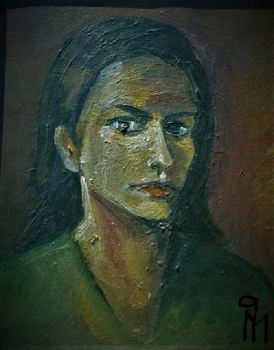 Picturi cu potrete/nuduri Andreea detali