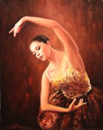 Picturi cu potrete/nuduri Balerina bella