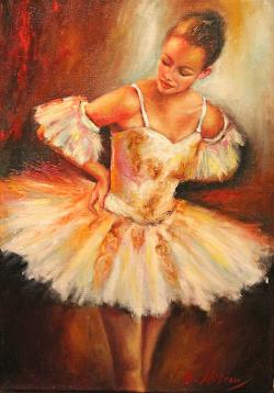 Picturi cu potrete/nuduri BALERINA IOANA
