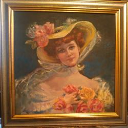 Picturi cu potrete/nuduri Domnișoară c