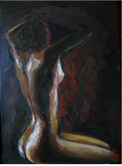 Picturi cu potrete/nuduri Femeie pieptan