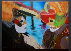 Picturi cu potrete/nuduri Masti Venetien