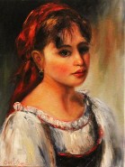 Picturi cu potrete/nuduri Portret taranc