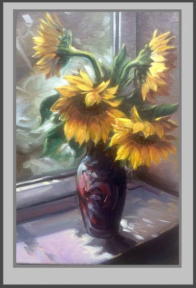 Poza buchet de floarea soarelui 10