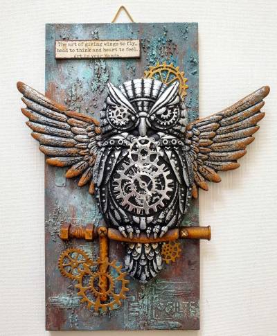 Poza Bufnita norocoasa - Steampunk-