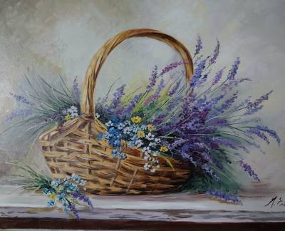 Poza Cos cu lavanda
