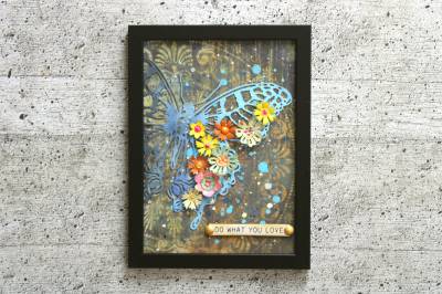 Poza Decorative Butterfly, Tim Holtz Col