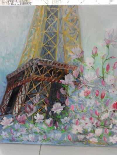 Poza Eternul Paris-pictura ulei pe panza