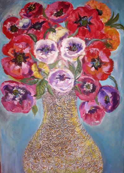 Poza Floral portrait