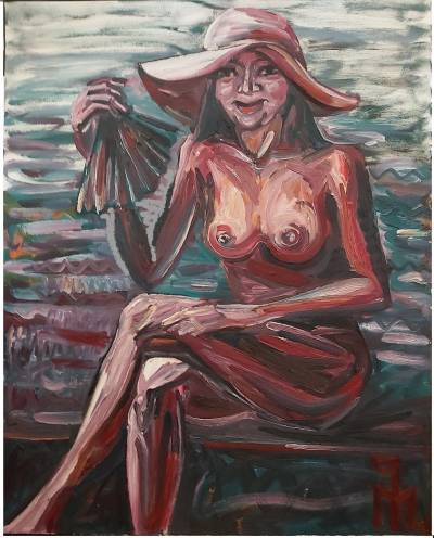 Poza La plajă cu evantai