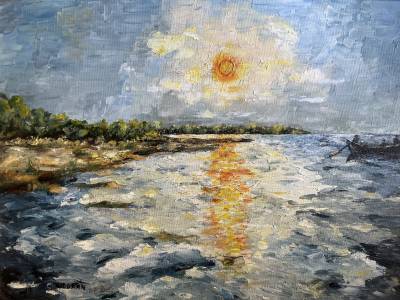 Poza Marea la Sfântu Gheorghe - insula 