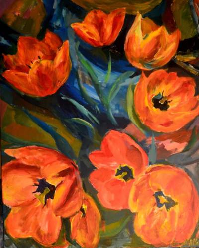 Poza Orange tulips