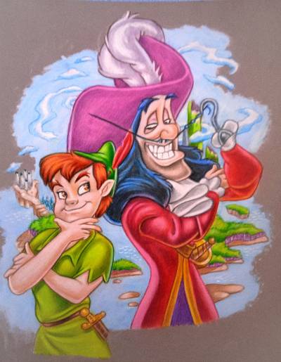 Poza Peter Pan și căpitanul Hook