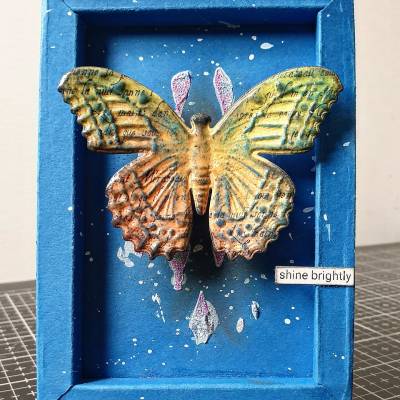 Poza Shadow Box-Butterfly, a Tim Holtz c