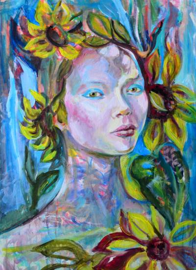 Poza Sunflower woman