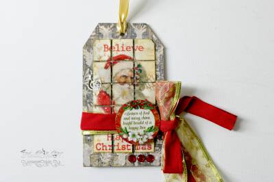 Poza Tag invernal - Puzzle (Winter tag -