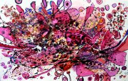 Picturi abstracte/ moderne Simfonie in roz