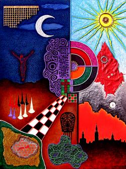 Picturi abstracte/ moderne Semana Santa en Sevilla