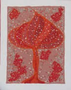 Picturi abstracte/ moderne Copacul de foc