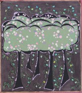 Picturi abstracte/ moderne Padure de cires in noapte