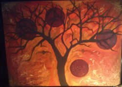 Picturi abstracte/ moderne Moonrise