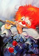 Picturi abstracte/ moderne Clown 2
