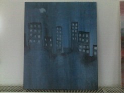 Picturi abstracte/ moderne Night city