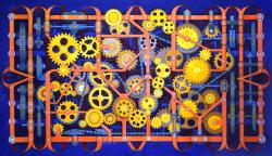 Picturi abstracte/ moderne Mecanism