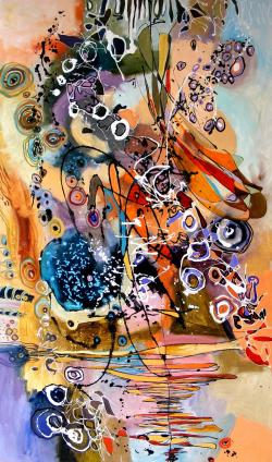 Picturi abstracte/ moderne Pulsul pamantului