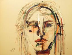 Picturi abstracte/ moderne Portrait.1. - Portraits of my shadows