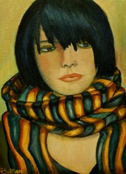 Picturi abstracte/ moderne Femeie cu sal