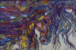 Picturi abstracte/ moderne Culoarea vantului