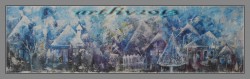 Picturi abstracte/ moderne ,,iarna pe ulita,,