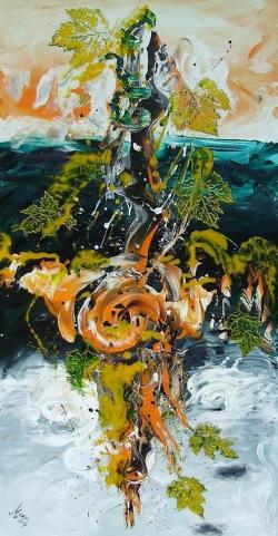 Picturi abstracte/ moderne Acolo unde arborii soptesc