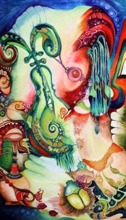 Picturi abstracte/ moderne Din colectia Nymphs -Dincolo de timp