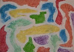 Picturi abstracte/ moderne Tablou nisip, Abstract 1.